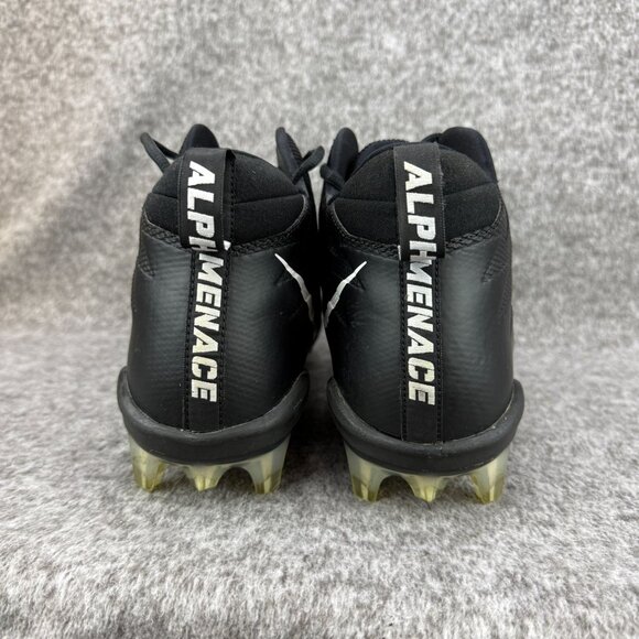 ✅Nike Alpha Menace Pro Mid TD WD PF Football Cleats Black/White 12W 921731-010 - Picture 8 of 13